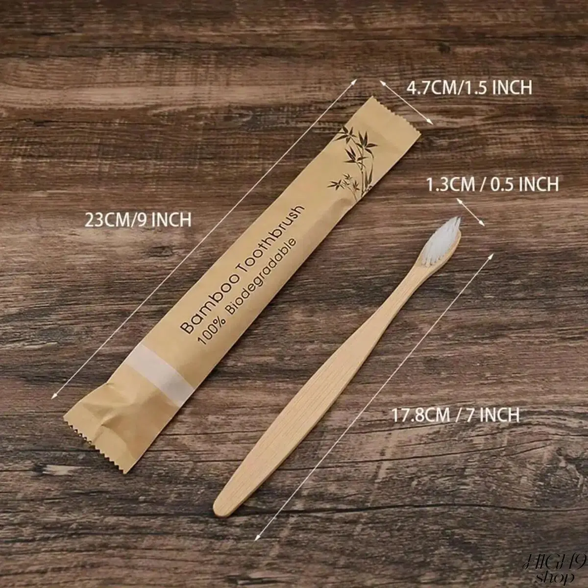 2026 10Pcs Eco-Friendly Disposable Bamboo Toothbrush Set, Biodegradable Wooden Handles Ultra Soft Bristles, Gentle Oral Care For Sensitive Gums, Ideal Hotel Homestay & Dorm Supplies