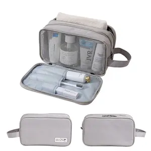 Men's wet and dry separation toilet bag travel cosmetics storage bag portable toiletries storage bag