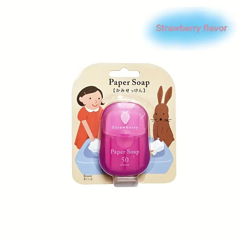 50pcs Portable Soap Sheets, Soap Papers, Soap, Outdoor, Camping, Travel, Disposable Soap