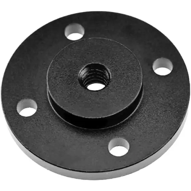Sturdy Synthetic Camera Mount Plate, Wall-Holder Mount with 1/4-3/8 in Thread Tripod Adapter for Magic Arm, Light Flash, DSLR Cameras (D40mm 1/4 Hole), Wall Mount