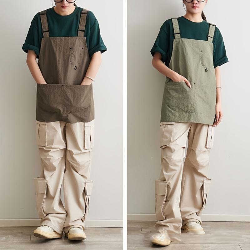 This Apron Features an Adjustable Strap And Spacious Pockets, Designed for Heavy-Duty Use. It'S a UniGender Model Suitable for ols And Equipment, Making ItReliable for Kitchens, Coffee Shops, Nail Salons, And Pet Shops
