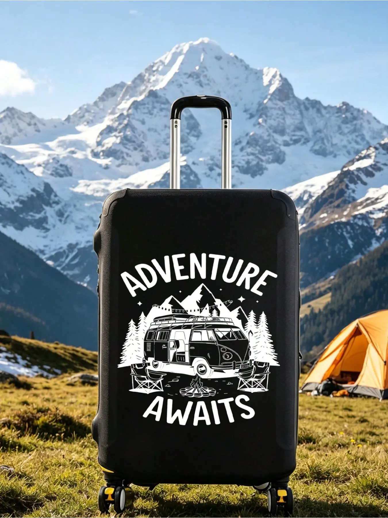 Durable Luggage Protector Case 18-32 Inches, Dustproof Scratch Resistant, Elastic Edge, Ideal for Travel, Business, Gifts