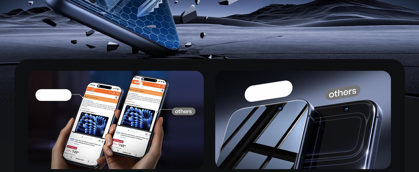 for iPhone 17 Pro Max Privacy Screen Protector - 3D Full Coverage, 25 °   Anti Spy & Auto Installation Full Edge Coverage Case Friendly Fit Tempered Glass Screen Protector 17 ProMax