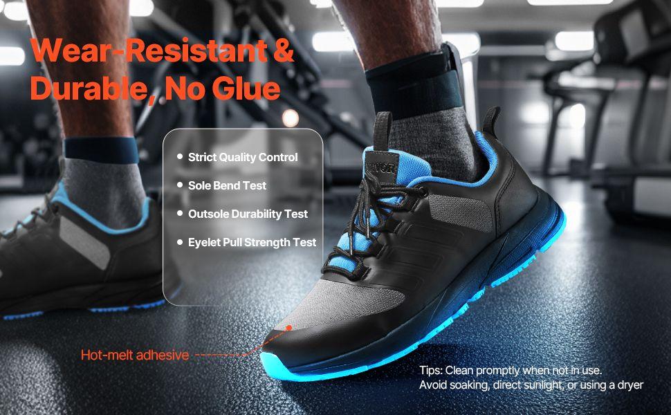 VEVOR Cross Training Shoes M Width Sneakers US Size 11 Wide Toe Box Shoes Black VEVOR Cross Training Shoes M Width Sneakers US Size 11 Wide Toe Box Shoes Black