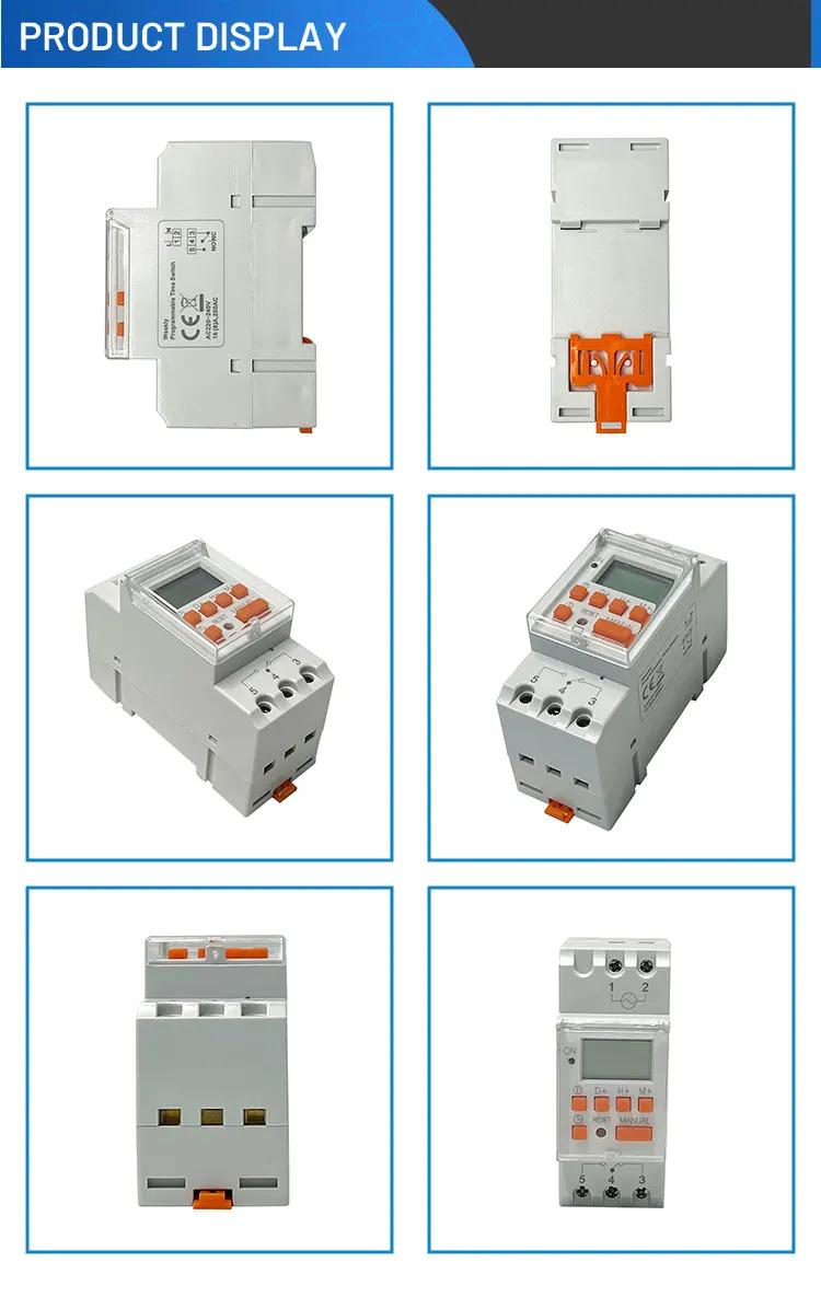 220 Volt Switch Timer Din Rail Astronomical Time Delay Switch Digital TIME SWITCH Relay Timer Control