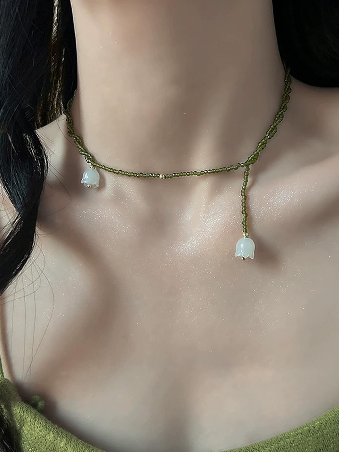 Women's Elegant Artificial Crystal Decor Pendant Necklace, Fashion Jewelry for Party, Daily Clothing Decor, Trendy All-match & Exquisite Jewelry for Birthday Gift, Fashion Pendants