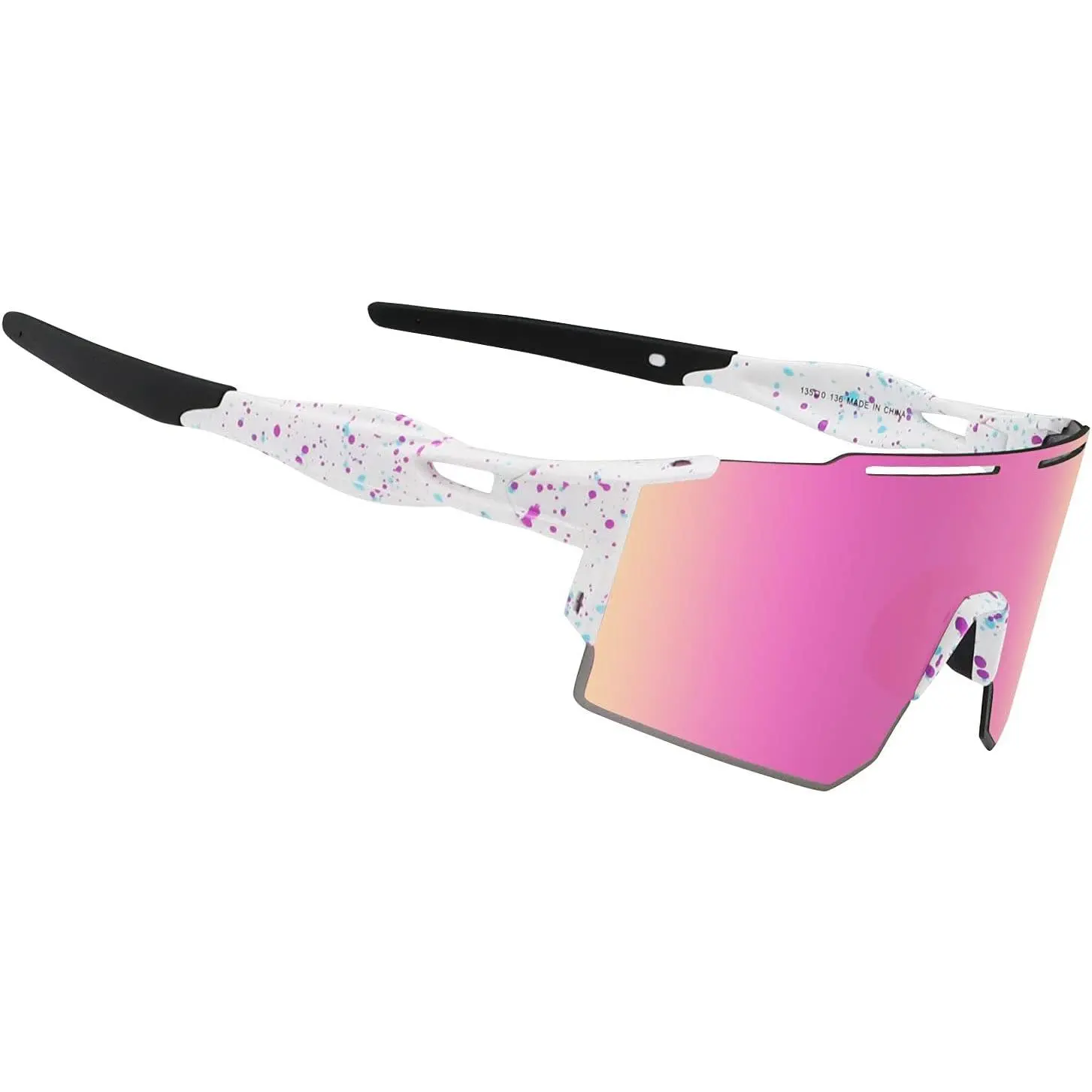 Cycling Sunglasses Polarized Sunglasses Cycling Men Women with 1 Lens or 3 Interchangeable Lens Baseball Glasses