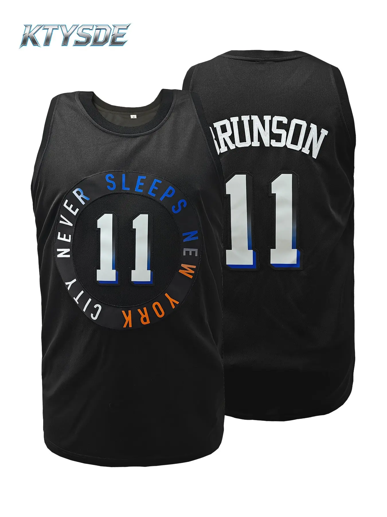 KTYSDE 🔥 Hot Selling New York 11 Embroidered Basketball Jersey | City Never Sleeps Theme | Unisex Breathable Athletic Top Mesh Sports Shirt