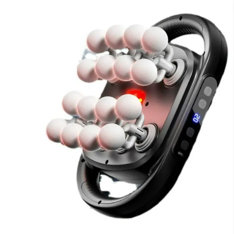 16-Head Massage Gun Set, Deep Tissue Impact Massager, Electric Massage Tool, 20 Modes, Muscle Pain Relief, Ideal Gift, 2000mah Battery