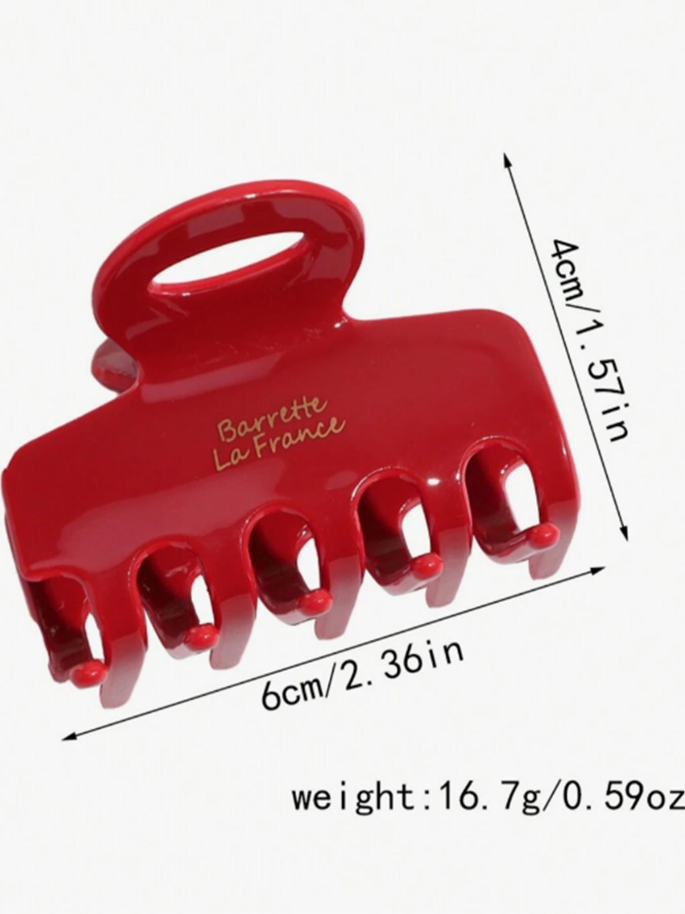 Vintage Solid Color Hawksbill Print Hair Claw Clip Versatile Hair Accessories for Women Minimalist Headwear Suitable for Thick Hair Fashion Hair Clips for Party Daily Clothing Decor