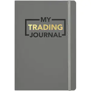 My Trading Journal -  Log Book for Stock Market, Forex, Options, Crypto - Guided Trading Journal with 80 Trades, 8 Review Sections - Ideal for Day , Swing , Position  (Royal Gray)