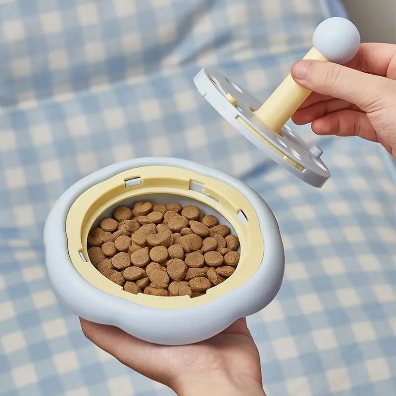 Cat Treat Dispenser Toy, Foraging Interactive Cat Toy, Puzzle Feeder | Slower Eating Training, Keeps Pets Busy, Cat Enrichment Toy, Prevents Overeating