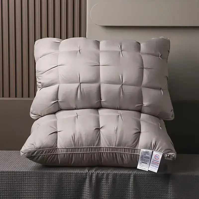 2 Pack Luxury Hotel Quality Bed Pillows - Down Alternative Fill, Breathable Support, Machine Washable, Deep Sleep Neck Support sohochic