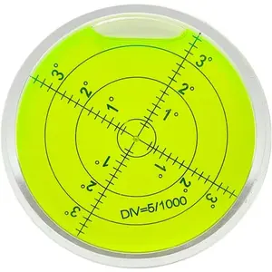 Circular Bubble Spirit Levels Golf -Course Accessories Ball Markers for Golf Putting Aid Reader (60x12mm)