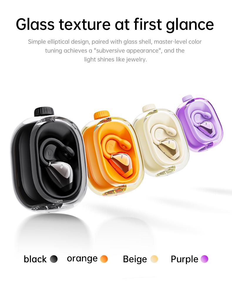 BT  Earphone Clip On Monaural Inear Motion Stereo Bone Conduction Gd28 Business Wireless Earphone Mini Monaural Tws