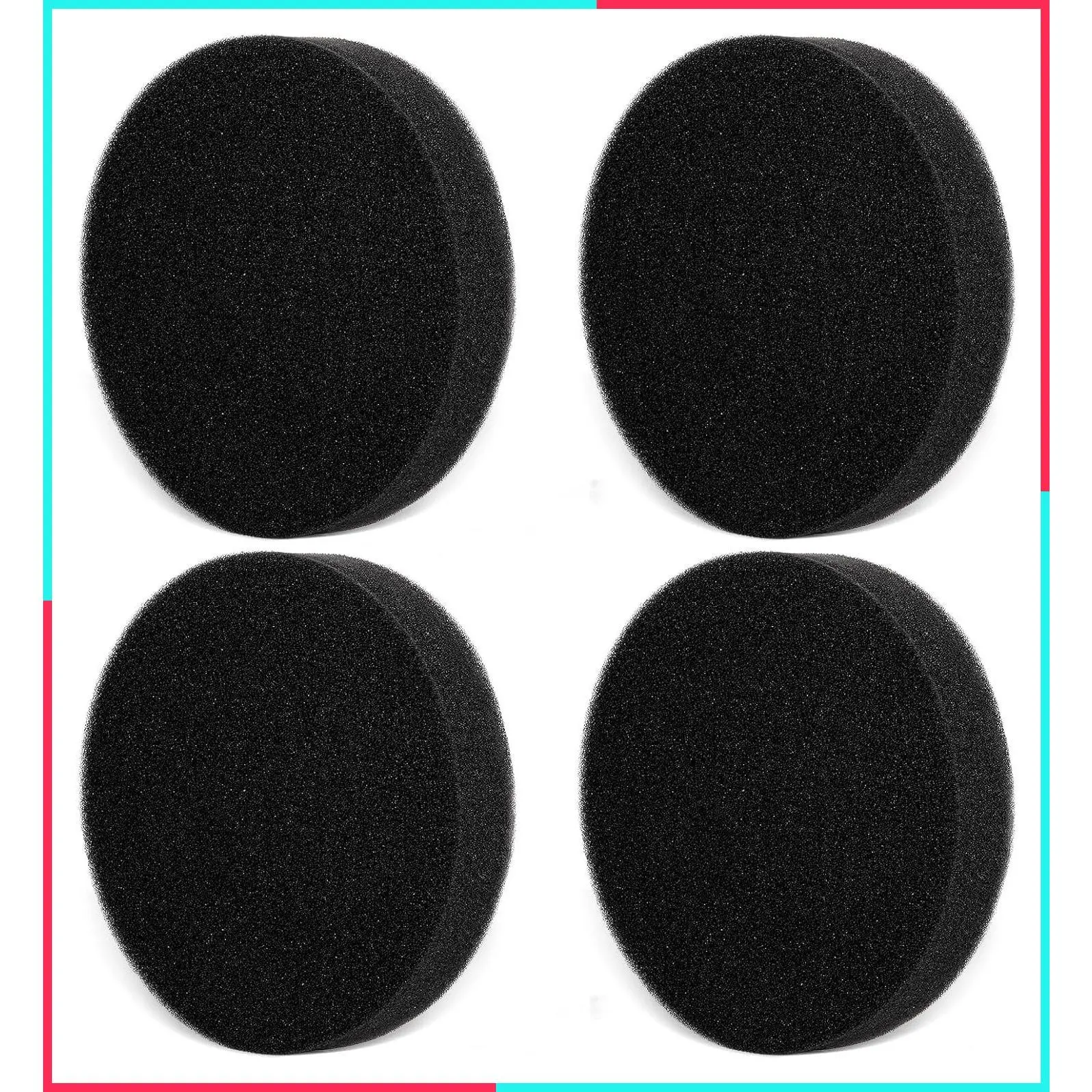 4 Pack Premotor Foam Filter for Bissell Powerforce Helix Vacuum 2191, 1700