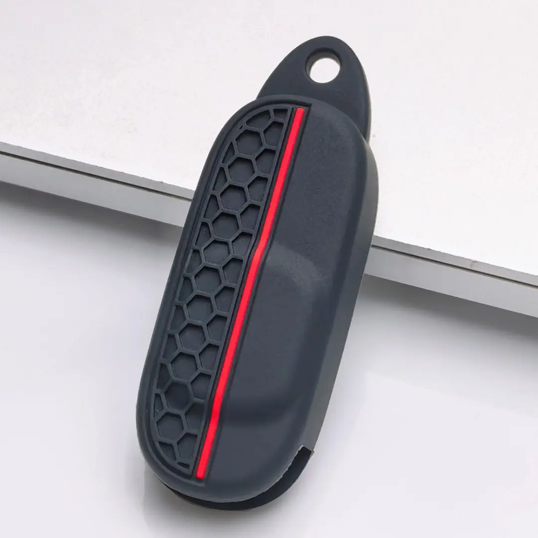Premium Soft Silicone Motorcycle Key Cover With Sturdy Keychain Anti Scratch Full Wrap Protective Shell For Zontes Kiden GK350 125M 150M 150D 368E 368G 368D 368M 350D 350M ZT350D Durable Motorbike Remote Key Accessory