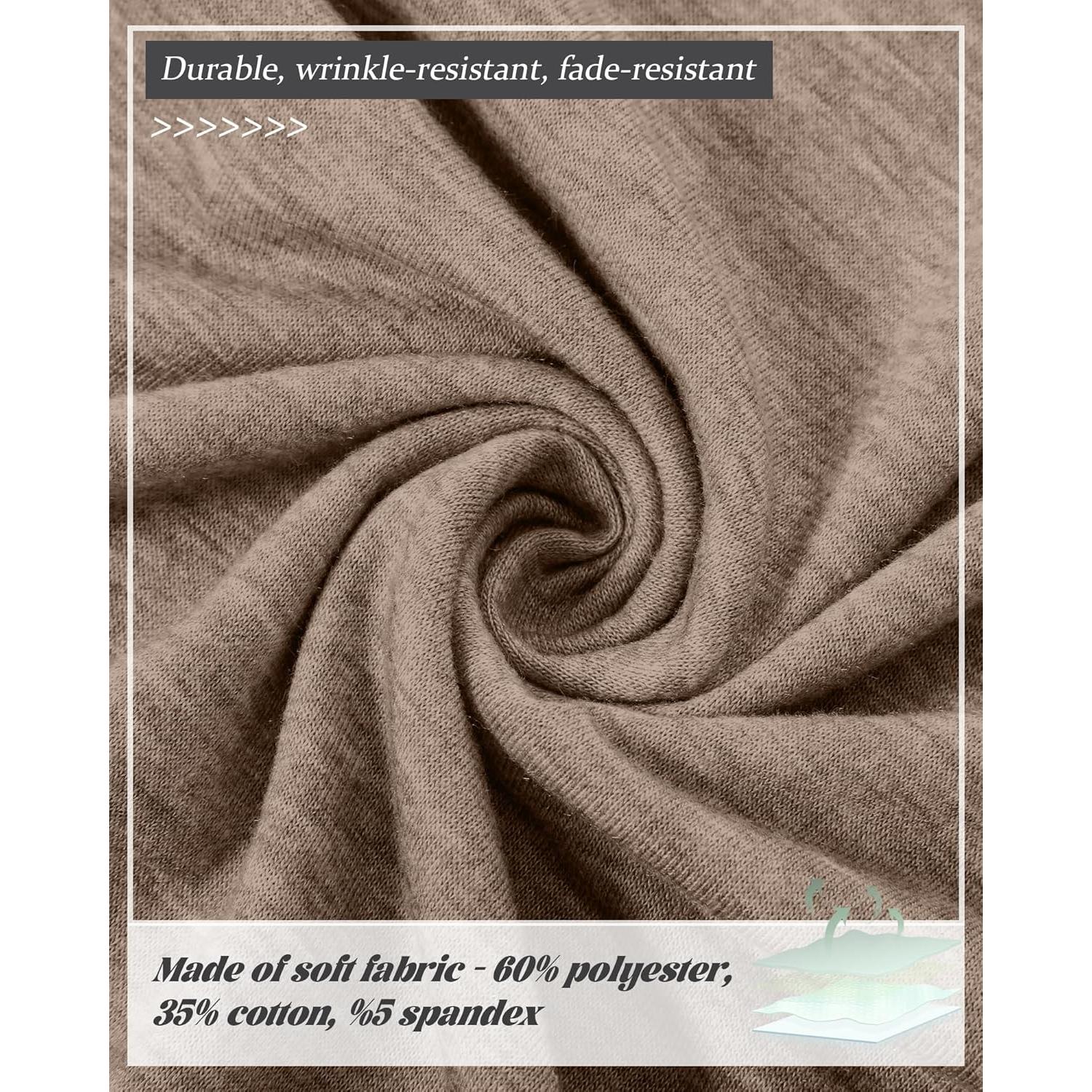 3 Pack Men's Big & Tall Henley Short Sleeve Shirts, Cotton Crew Neck Casual Button T-Shirts Summer Basic Tees Tops Menswear Tshirt