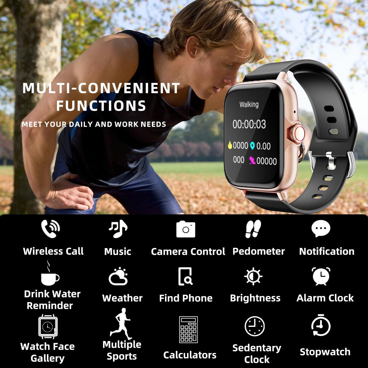 1.83'' Waterproof Smart Watch with Message Answer Call Sleep Monitoring Sports Pedometer Information Alerts For iPhone Android digital fashion budget 2026 health wireless smartwatch fitness tracker every day multifunctional Touch Screen Sports Watch Kit 1.83'' Waterproof Smart Watch with Message Answer Call Sleep Monitoring Sports Pedometer Information Alerts For iPhone Android digital fashion budget 2026 health wireless smartwatch fitness tracker every day multifunctional Touch Screen Sports Watch Kit