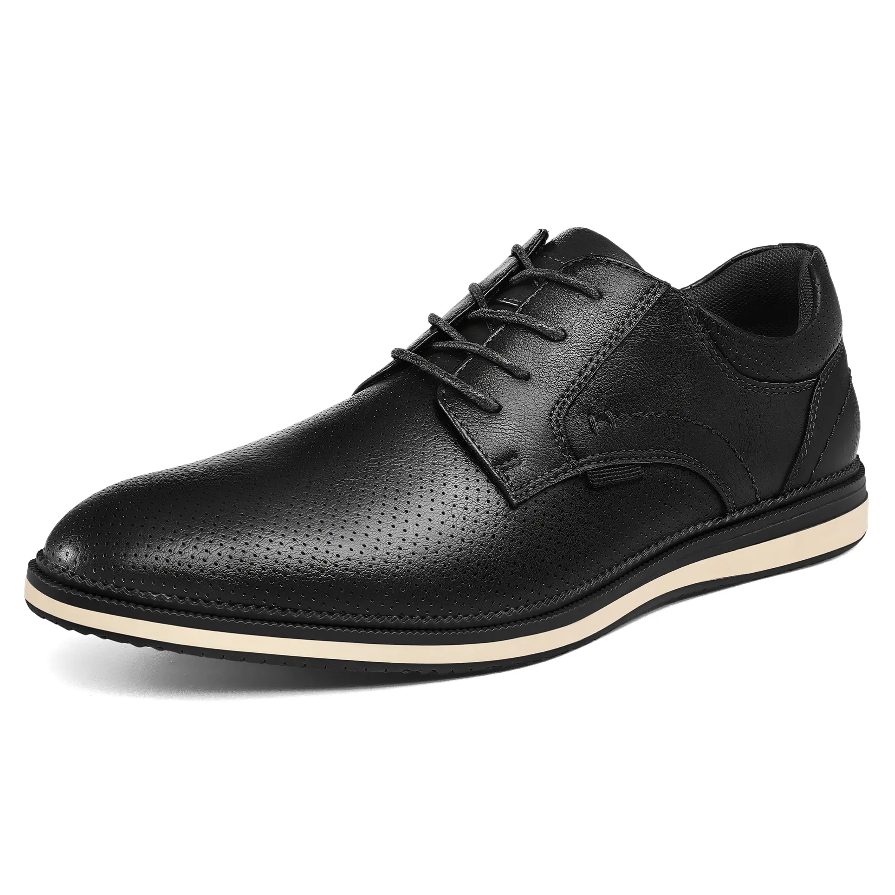 Men's Oxford Dress Shoes Comfort Business Casual Walking Sneakers for Office Daily Wear TikTokShopSummerSale
