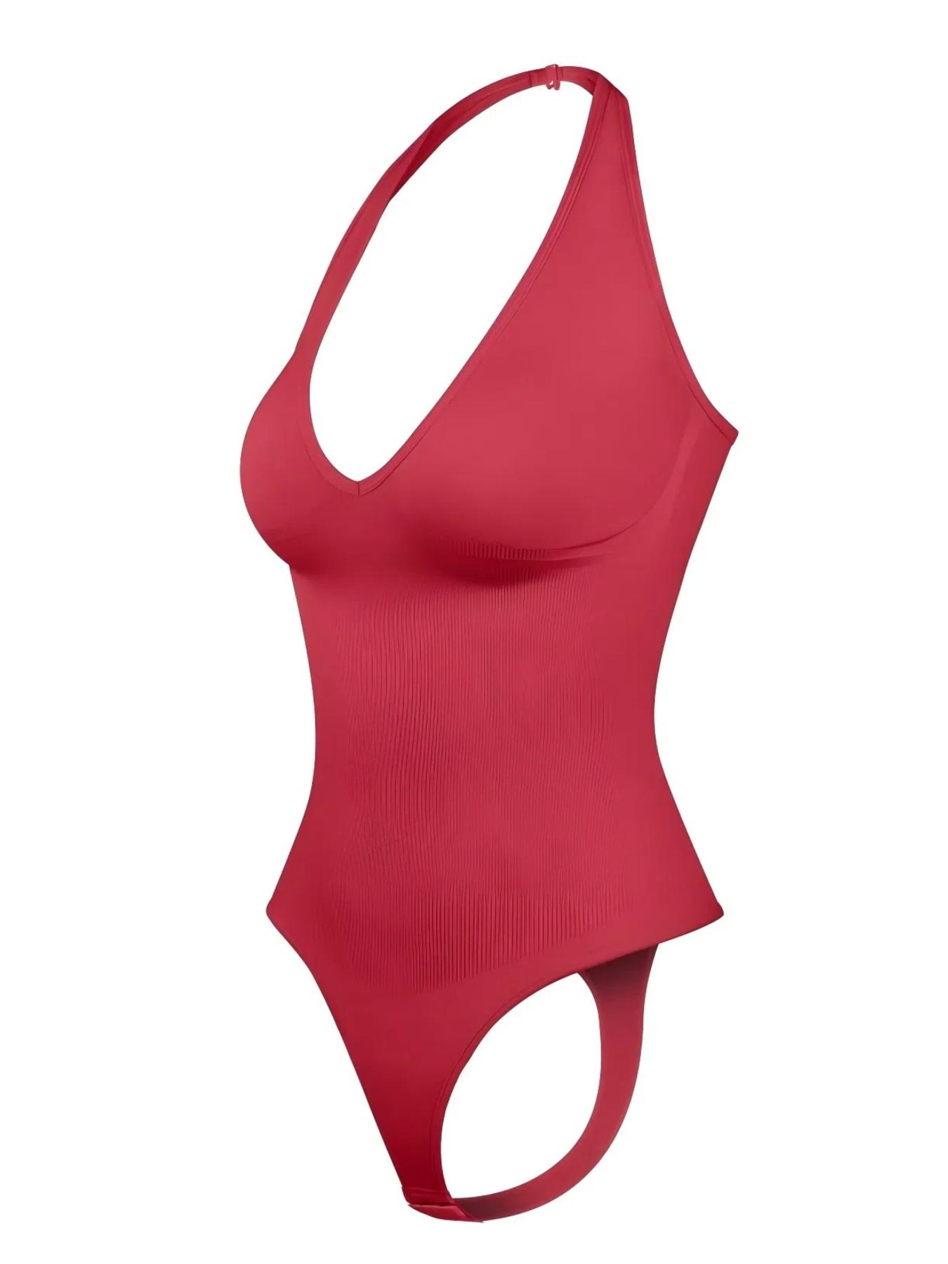 Women's Solid Color Open Crotch Adjustable & Convertible Straps Design Shapewear Bodysuit, Casual Comfortable Breathable Tummy Control Butt Lifting Shaper, Women's Shapewear for All Seasons, Body Shaping Underwear, High Waist Bodysuit