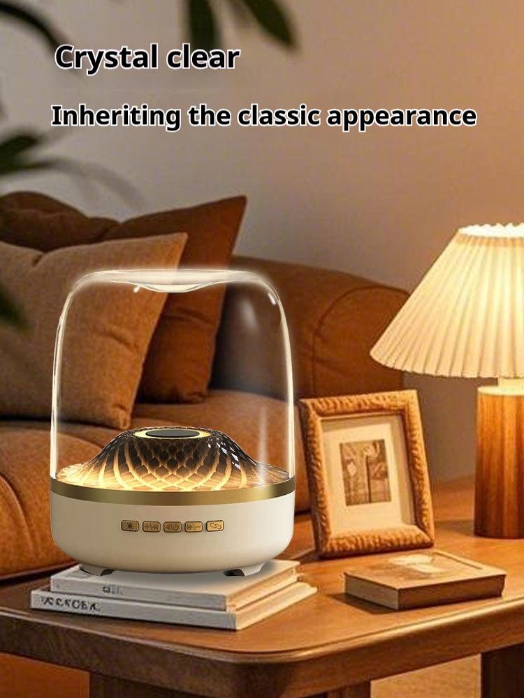 Dahaman Glass Speaker Bluetooth Speaker & Subwoofer Set Harman Colorful Glass Wireless Home Speaker Stylish Design with High-Low Frequency Gain Adjustment