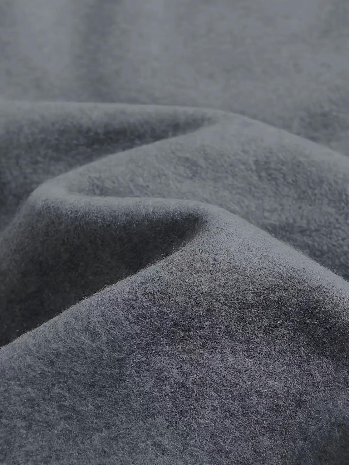 Men's Elastic Waist Sports Pants - Lightweight and Warm with Pockets, Loose Casual Autumn and Winter Outdoor Running Long Pants, Machine Washable Solid Color Comfortable Sports Pants