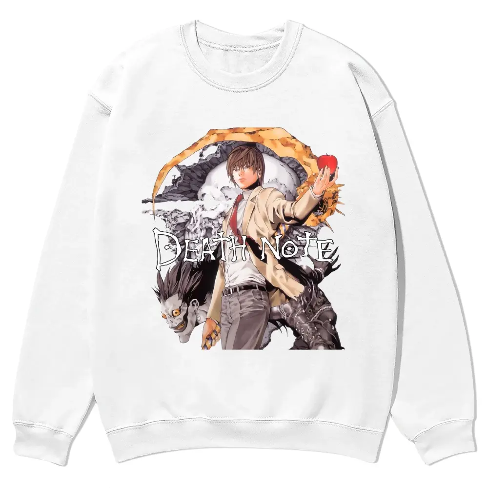 [Vtg90s] Anime 90s Graphic Crewneck Sweatshirt Men’s Funny Graphic Pullover Vintage Streetwear Oversized Sweatshirt Men Casual Vacation Outfit Long Sleeve Top