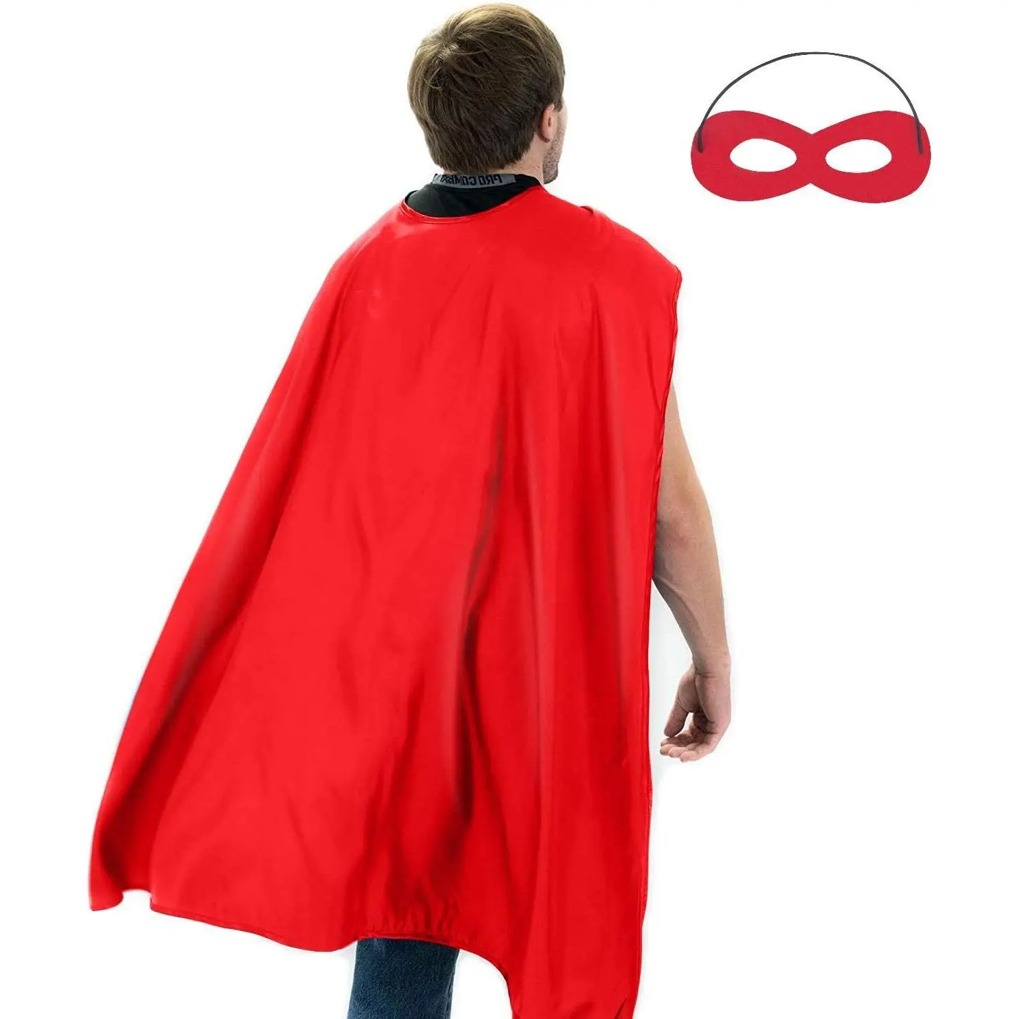 Adult Superhero Capes and Masks - Halloween Costume Cape for Superhero Parties