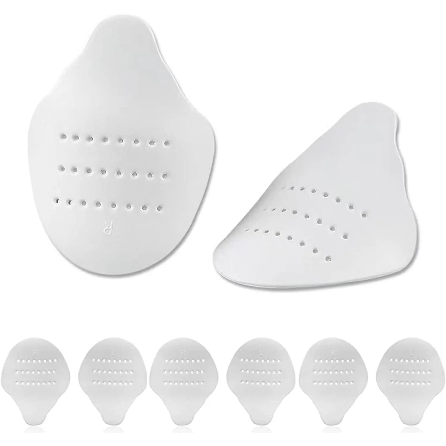 4 Pairs Shoe Crease Protector, Shoe Toe Protectors, Crease Protectors for Sneakers, Anti-Wrinkle Shoes Crease Protector Toe Box Decreaser for Men's US Size 7-12