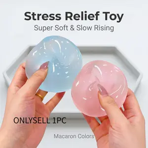 Circular Slow-Return Stress Relief Ball, Handmade Squeeze Toy, Relaxing Sensory Pressure Relief, Ideal Gift for Parties and Birthdays