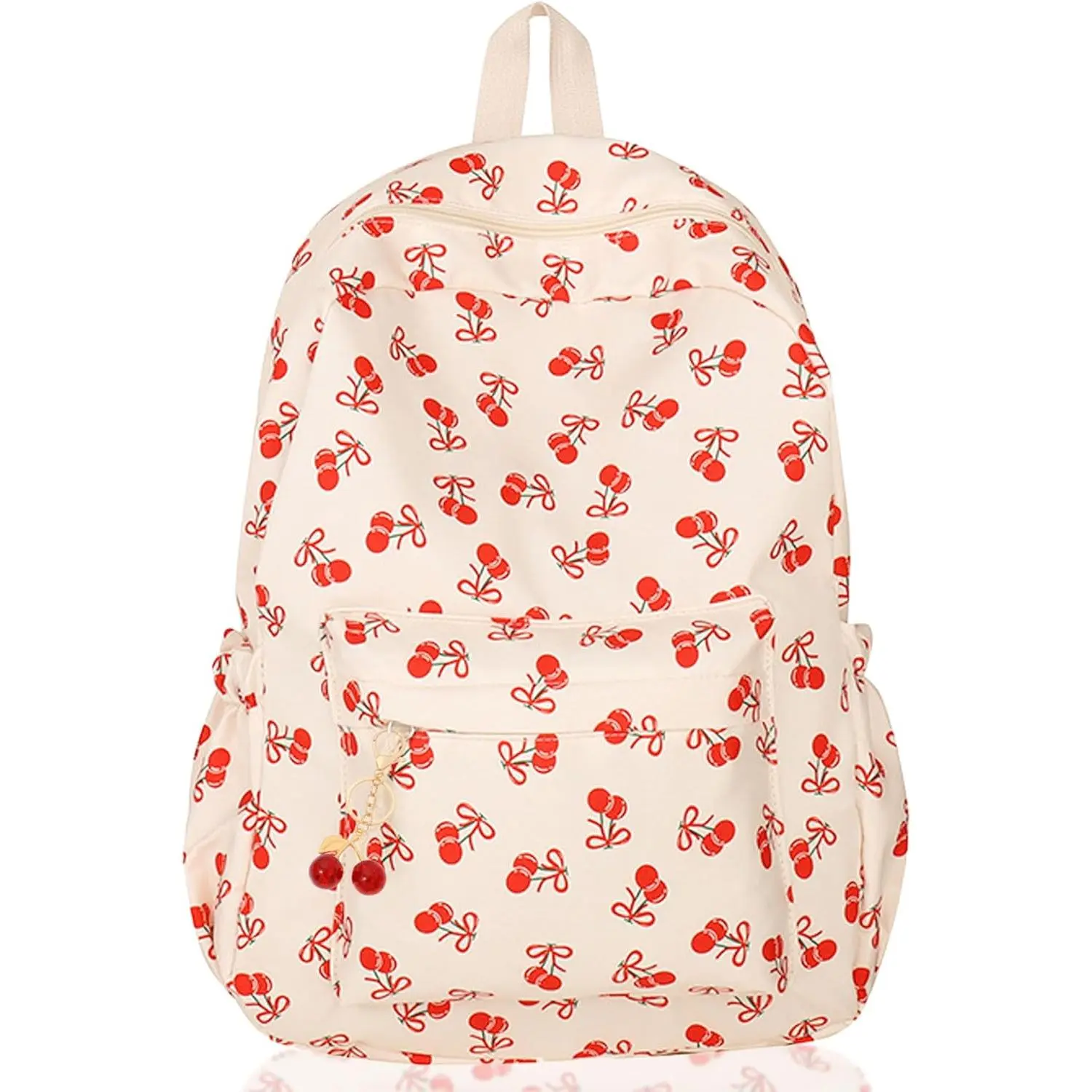 Cute Strawberry Backpack for Women/Girl Coquette Aesthetic School Backpacks | Teen Girls Coquette Aesthetic School Backpacks Strawberry Preppy Bookbags for College Travel Work