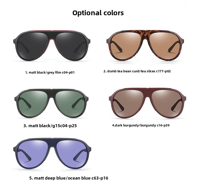 Men's Sunglasses Outdoor Cycling Sunglasses 3308 Fashionable Large Frame Sunglasses