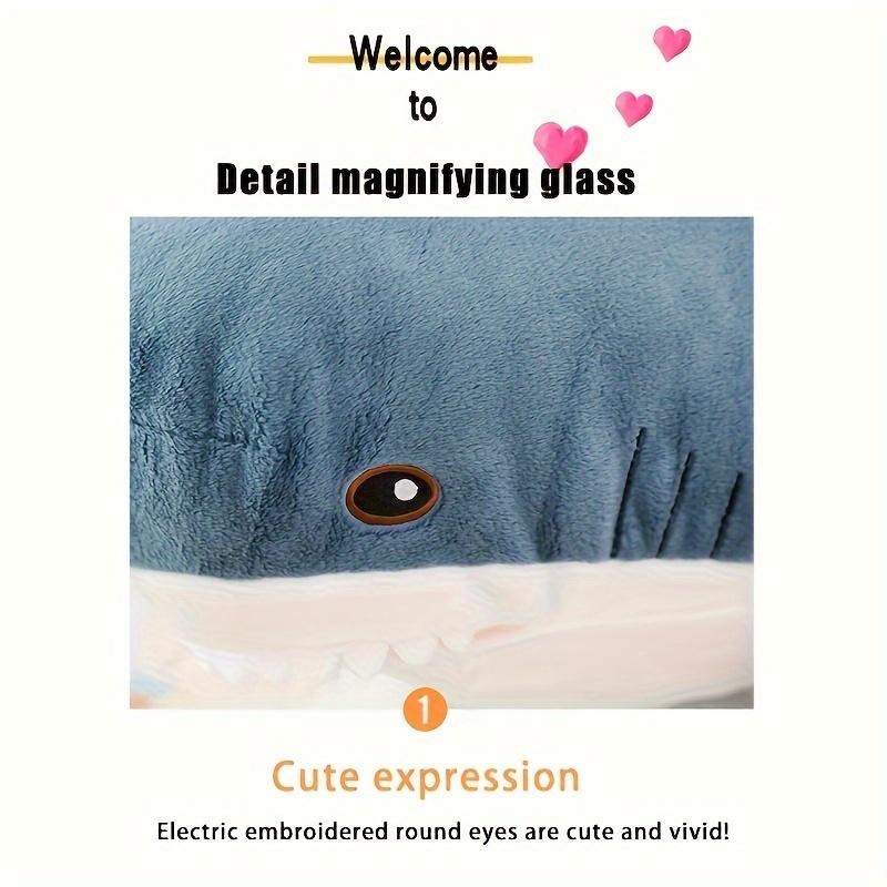 40/58cm Big Soft Simulation Cute Shark Plush Toy Kawaii Stuffed Kids Children Boys Girls Lovely Animal Pillow for Birthday Gifts