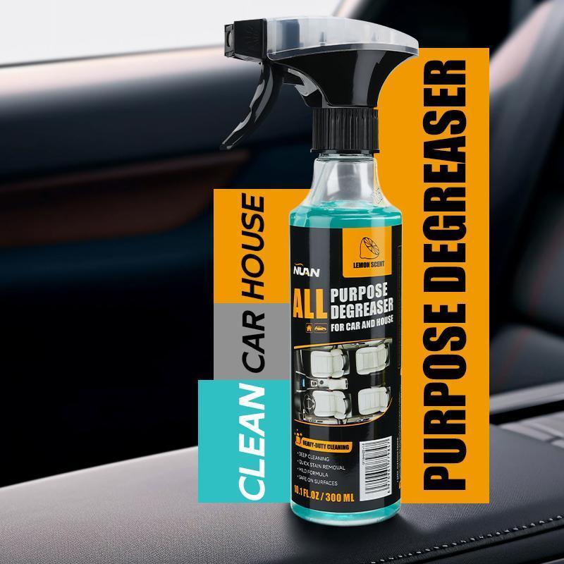 NUAN- Multi-Purpose Cleaning Spray: An all-in-one household cleaner suitable for kitchens, bathrooms, and both interior and exterior car surfaces. Effectively removes stubborn stains.NUAN heavy duty degreaser