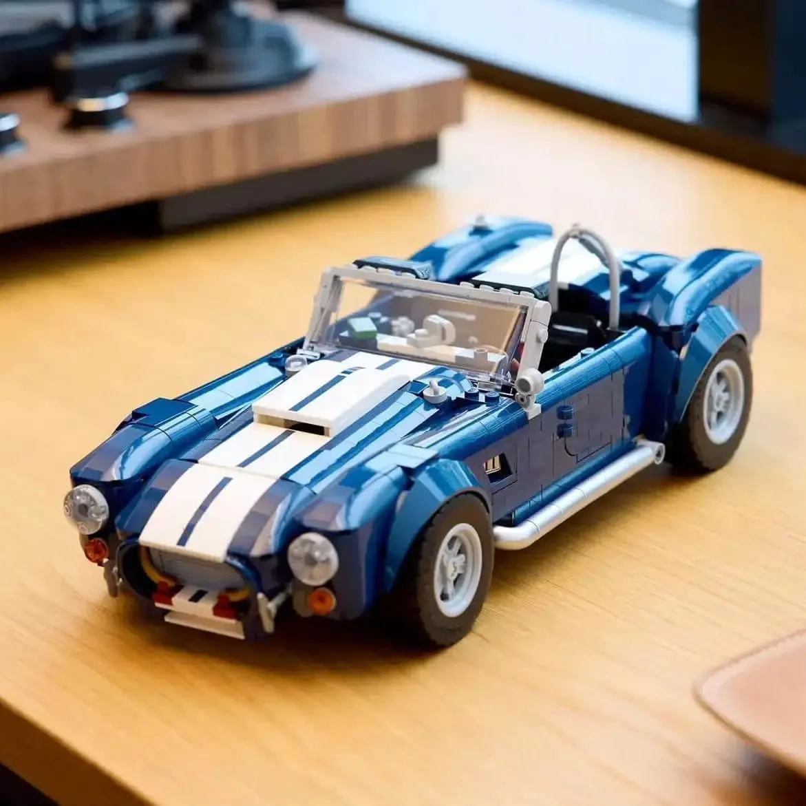 1241pcs Shelby Cobra Sports Car Model Building Blocks, Office Decor, Christmas Gift, Birthday Toy, for Boys and Adults
