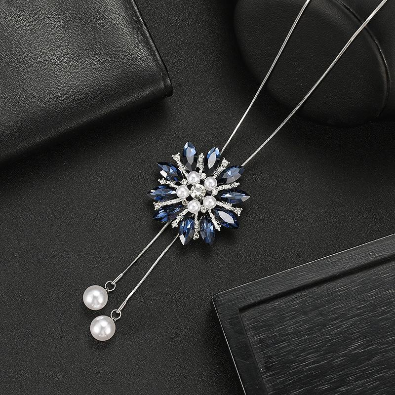 High-End, Non-Fading, Sweater Chain, Versatile Fashion Necklace For Women, Niche Design With A Sense Of Sophistication Pendant