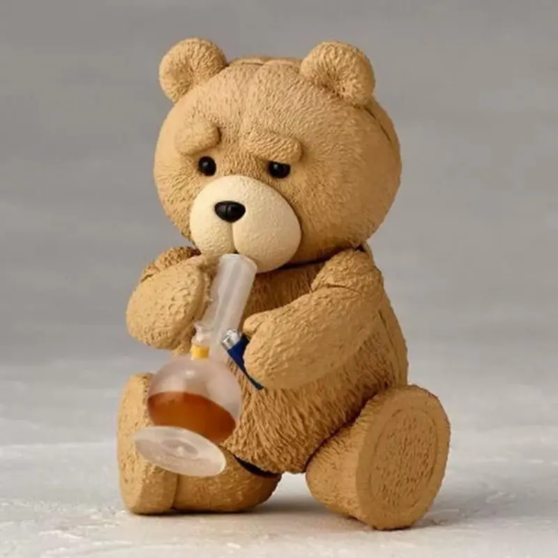 Yamaguchi-Style 006 Teddy Bear Figurine, Boxed Model Collectible, Unisex Cartoon Handmade Figure, Perfect Gift for Fans