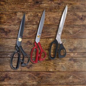 Scissors 10'' - Sewing Shears with High Carbon Blades for Precise Cutting, Tailoring,Crafts, Industrial Strength Use, Dressmaking