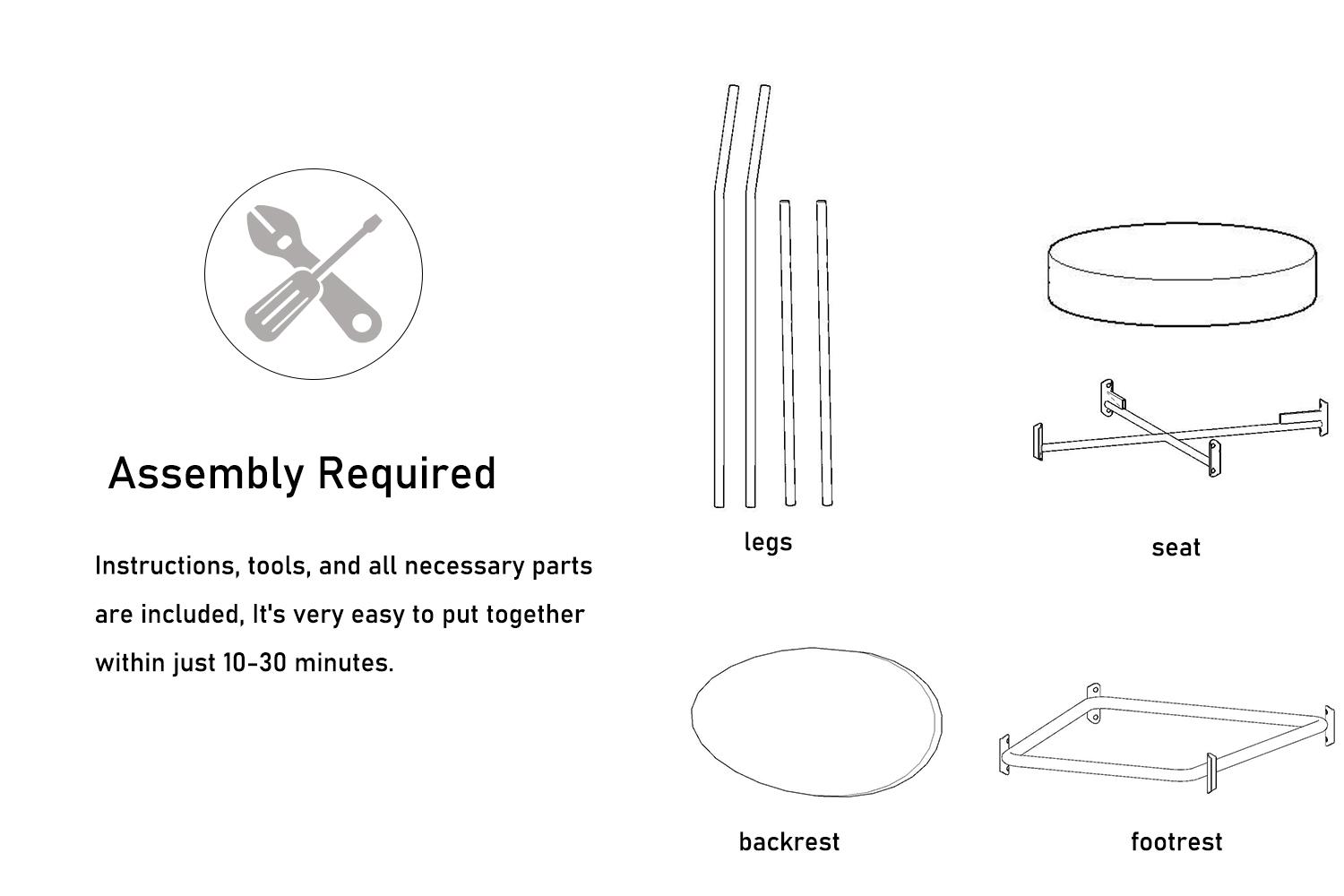 29'' Upholstered Bar Stools Velvet Counter Stool with Backrest & Footrest Set of 2 Round Dining Chairs for Kitchen