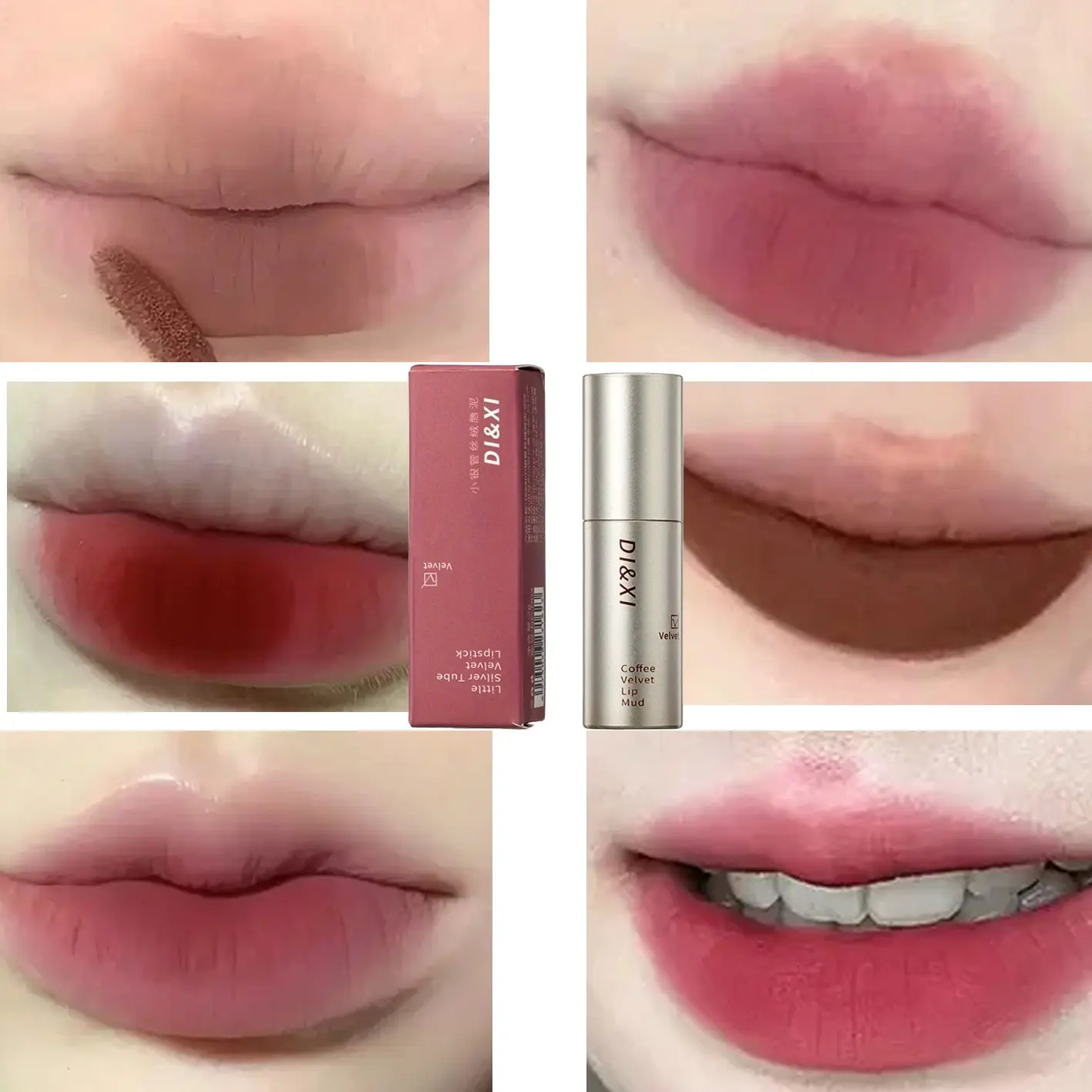 Velvet Matte Lip Glaze, Long-Lasting SPF Protection, Easy Application, Non-Staining Formula, Single Unit Balm, Enhances Complexion