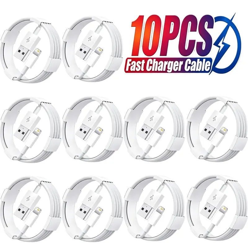 10-Pack PD 35w Fast Charger, USB Type-C Cable for iPhone 15 14 13 12 11 Pro Max Mini Plus XR XS, Data Line Accessories, Mobile Charging Cable
