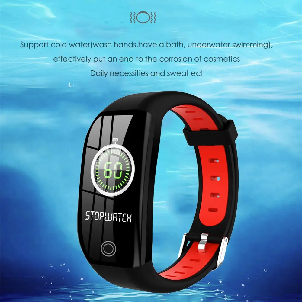 F21 Color Screen Smart Wearable Bracelet - Bluetooth Fitness Tracker with Remote Control, Heart Rate Monitoring, Sleep Monitoring for Daily Sports & Health Tracking