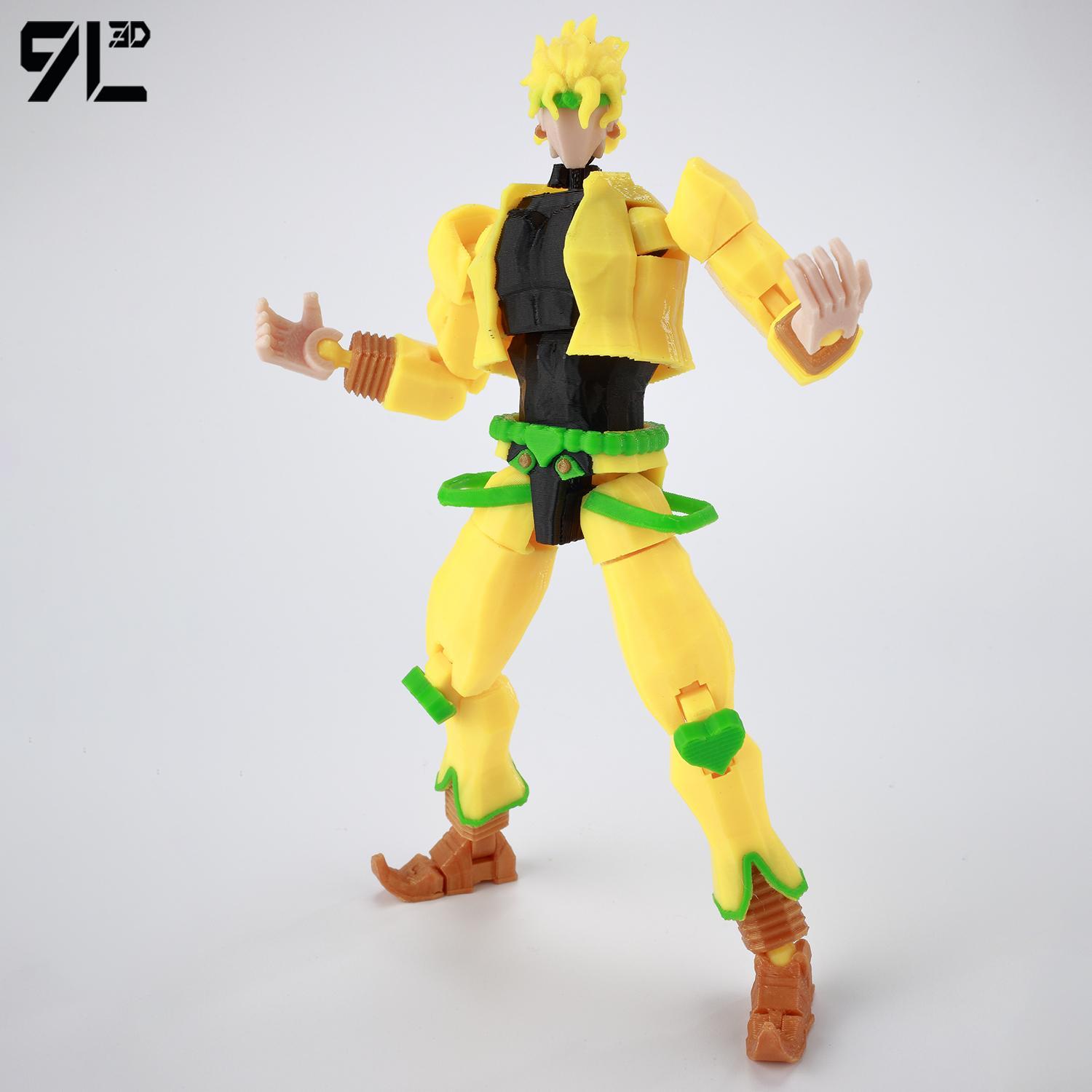 9L3D Lucky13 JoJo's Jotaro Kujo Action Figure Dummy13 with Star Platinum T13 Multi-Jointed 3D Printed Collectible Toys Titan13popular popular 9L3D Lucky13 JoJo's Jotaro Kujo Action Figure Dummy13 with Star Platinum T13 Multi-Jointed 3D Printed Collectible Toys Titan13popular popular