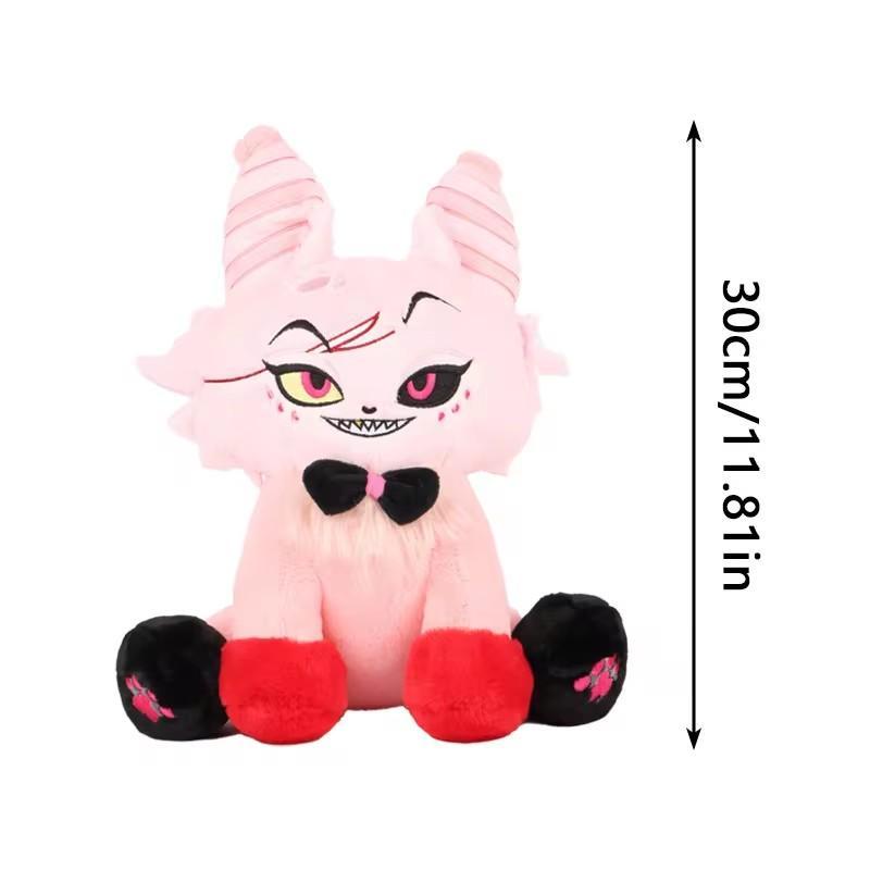 Hot Cat Plush Toy Funny Angel Dust Alastor TV Fans Collecting Gift Cute Cotton Stuffed Plush Doll Kids for Birthday Present