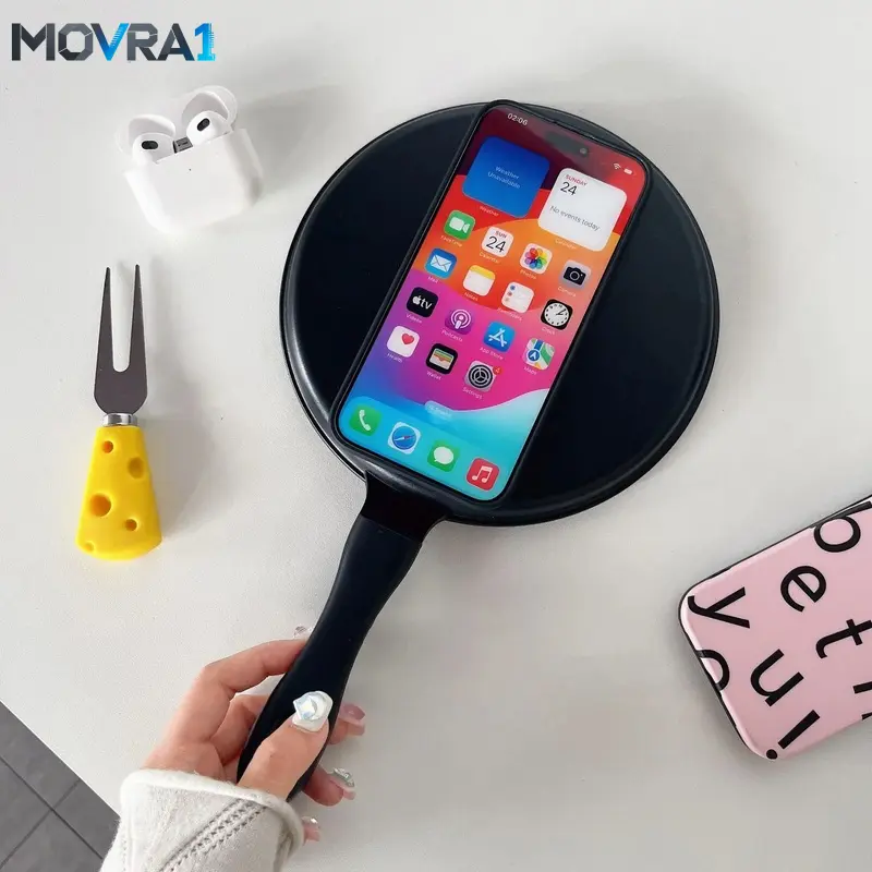 MOVRA1 Funny Creative Phone Case iPhone 17 - Handheld Protective Casing with Protector Outdoor & Indoor Use