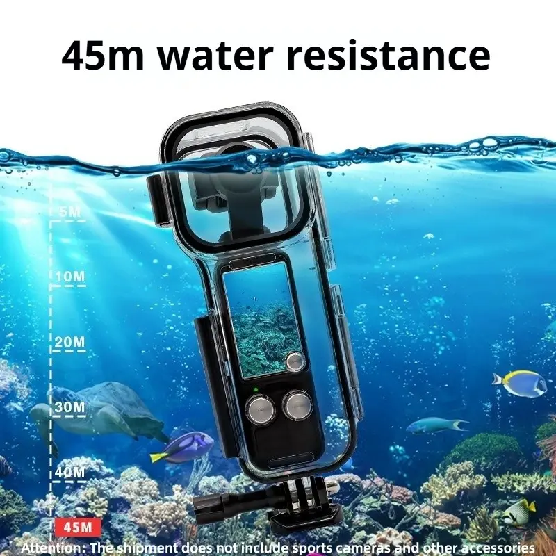 Waterproof Case for Dji Osmo Pocket 3, Underwater Dive Protection Shell, Sports Camera Dive Accessories, Durable Polycarbonate Material
