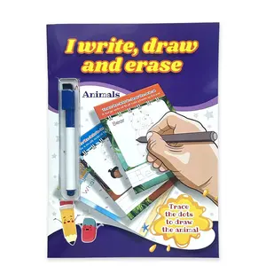 English Alphabet Word Dot-To-Dot Practice Book, Enhance Cognitive Skills and Writing Ability, Fun Learning Tool for Kids