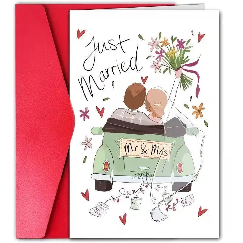 1 SET Wedding Cards, Congratulations on Your Wedding Cards, Family Wedding Cards, Papyrus Wedding Cards, Fun Wedding Cards, Best Friend Wedding Cards, Wedding Celebration Cards, Best Wedding Gift Cards, Christmas Gifts