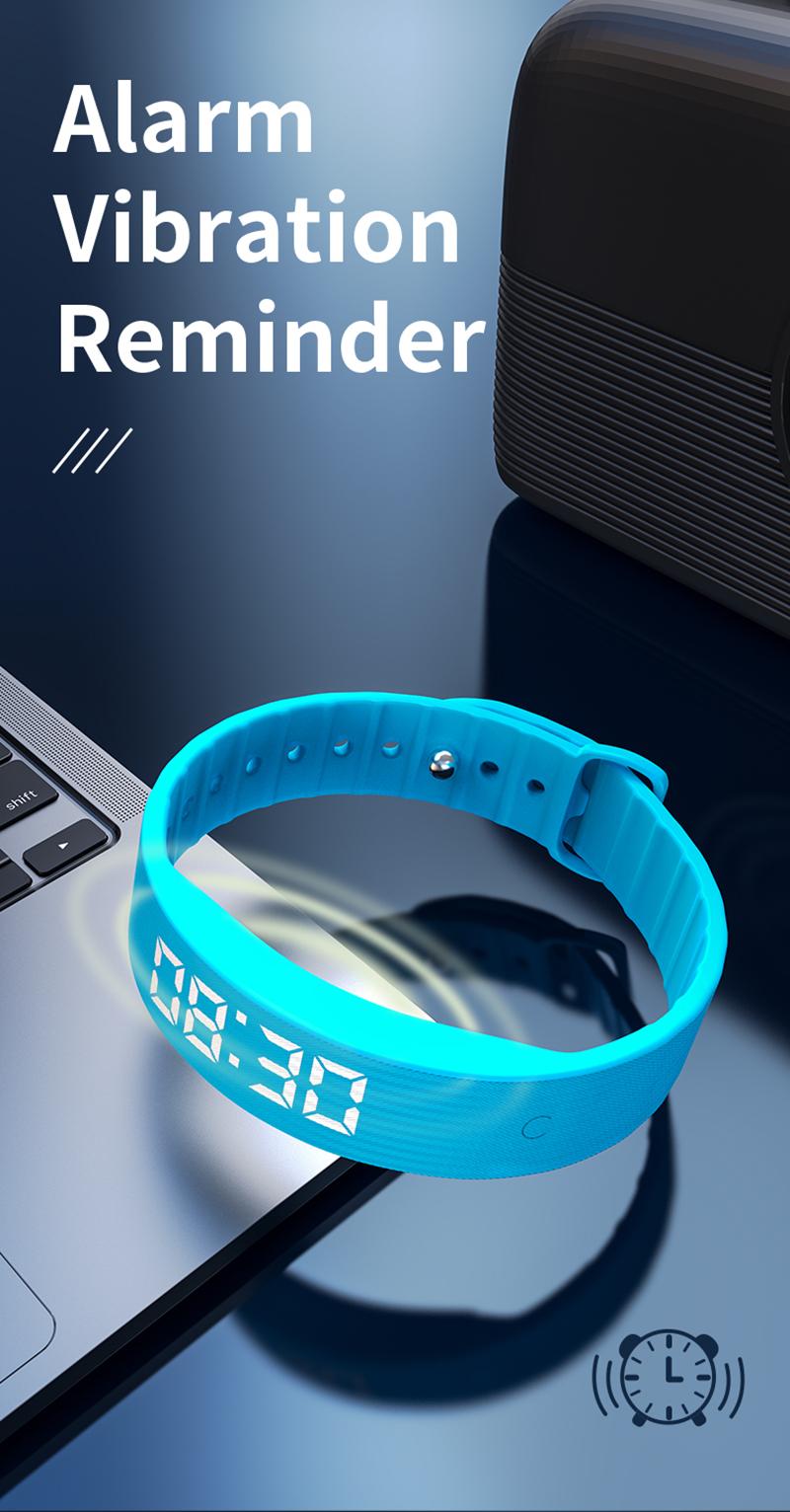 Smart Multifunctional Wristband Fitness Bracelet IP65 Waterproof Sport LED Activity Sleep Tracker 24 Hours Pedometer Smart Watch